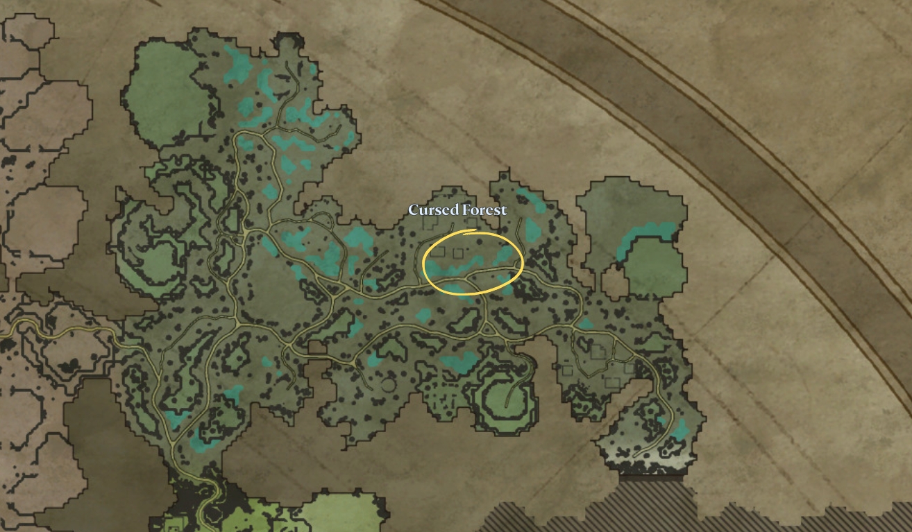 Old Wanderer Location in Reworked Cursed Forest