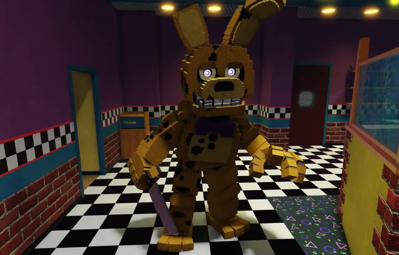 Behind the Scenes look at Shadow Freddy & Sparky from the FNAF