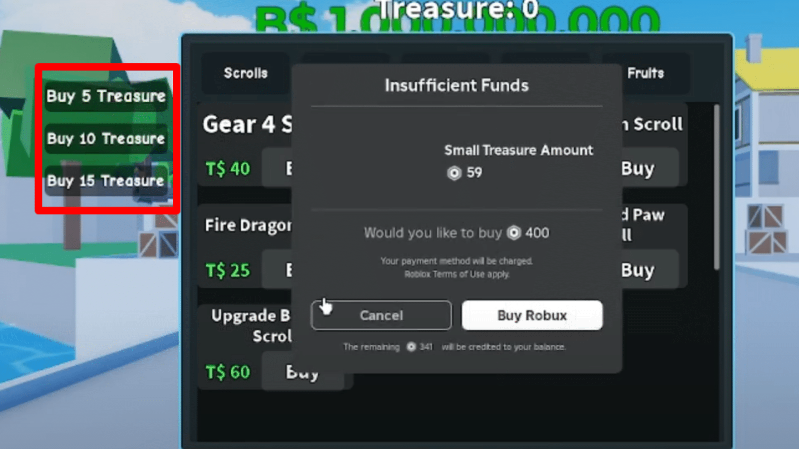 AOPG Treasure 구매